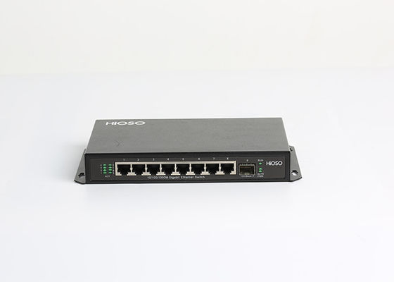 8 พอร์ต RJ45 1000M 1 พอร์ต SFP Uplink พอร์ต Gigabit Ethernet 1000M, สวิตช์พอร์ต SFP