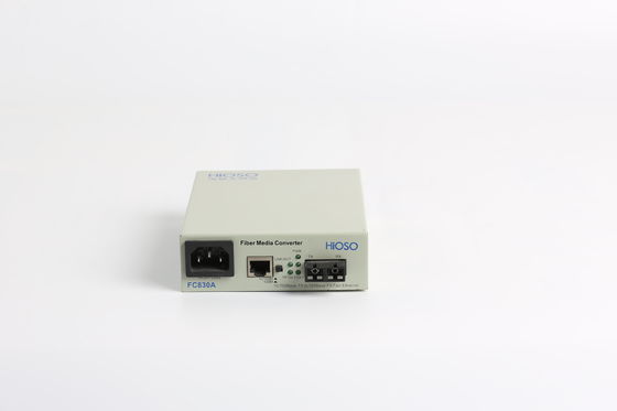 HiOSO 850nm Optical To Ethernet Converter, Optical Media Converter 2W