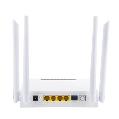 HiOSO Dual Band ONU 4GE WIFI ปลอกพลาสติก XPON ONU สำหรับโซลูชัน FTTH FTTO