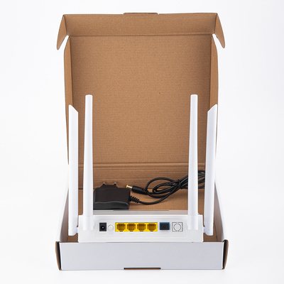 HiOSO Dual Band ONU 4GE WIFI ปลอกพลาสติก XPON ONU สำหรับโซลูชัน FTTH FTTO