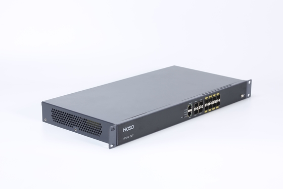 HA7308G-J 8PON GPON การสนับสนุน OLT WEB SNMP CLI 4 GE/10GE SFP/SFP+(10GE) สายพานออฟติกอัพลิงค์